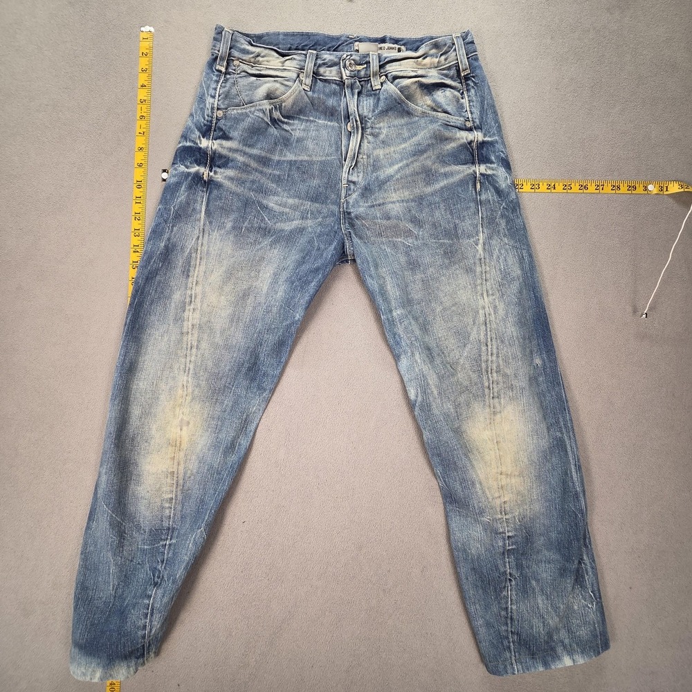 Levis Engineered Jeans Mens Blue Medium Wash Twisted Altered‎ Fits 30x26